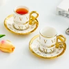 فنجان القهوة الفاخر الاوروپي الفاخر الفاخر الفاخر الفاخر الفاخر، السيلادون العظمي Specification image